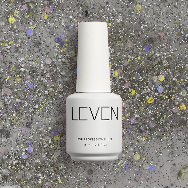 Leven | Ημιμόνιμο βερνίκι με glitter/shimmer 15ml no. G025 Noel