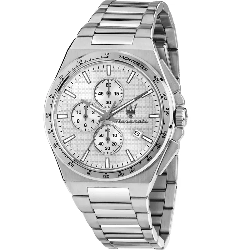 Ανδρικό ρολόι Maserati Velocita Slim Chronograph Stainless Steel Bracelet R8873653005 R8873653005 Ατσάλι