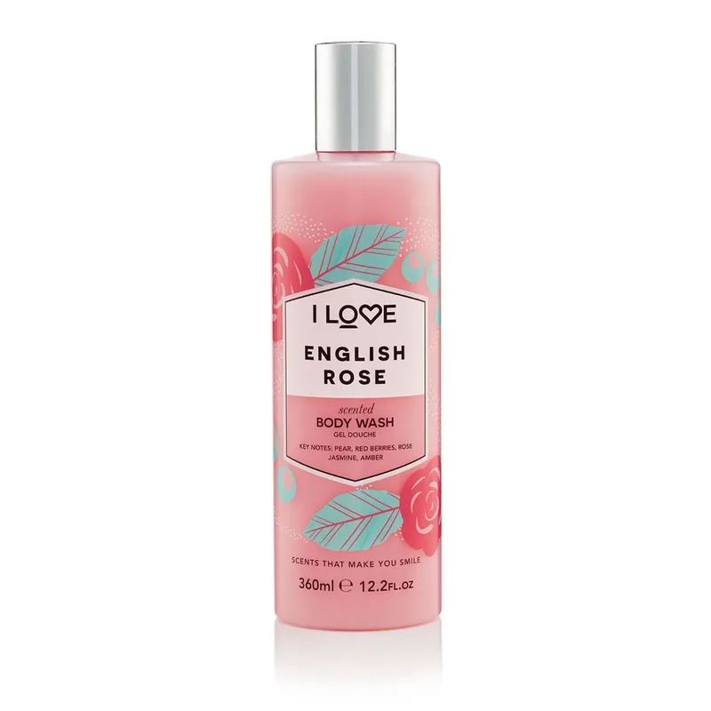 Scented Body Wash 360ml -English Rose