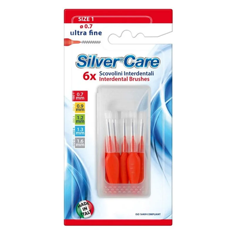 Silver care Interdental Brush Ultra Fine 6 Pcs 1 unit