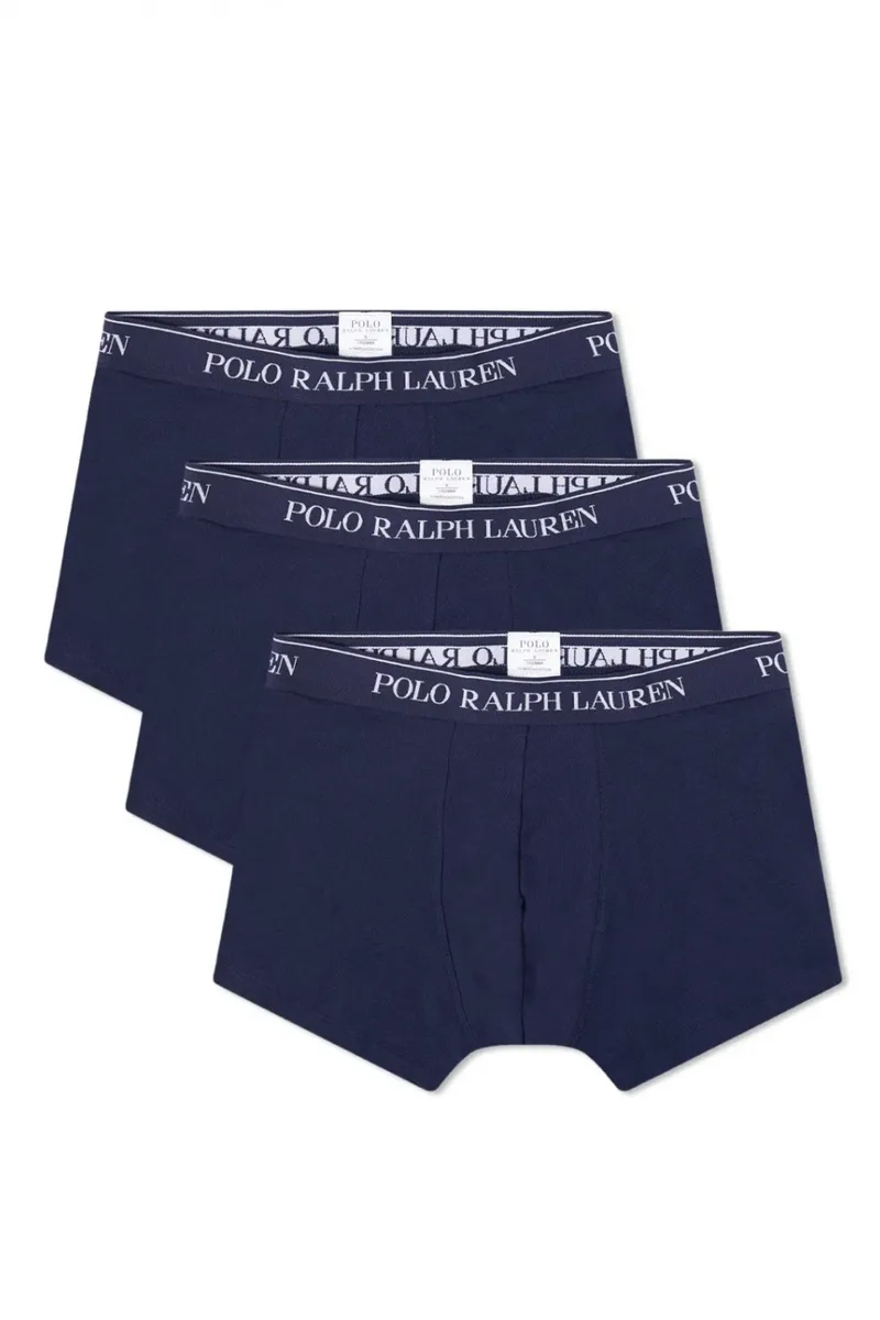 RALPH LAUREN UNDERWEAR ΕΣΩΡΟΥΧΟ ΣΕΤ 3PACK STRETCH COTTON TRUNK ΜΠΛΕ