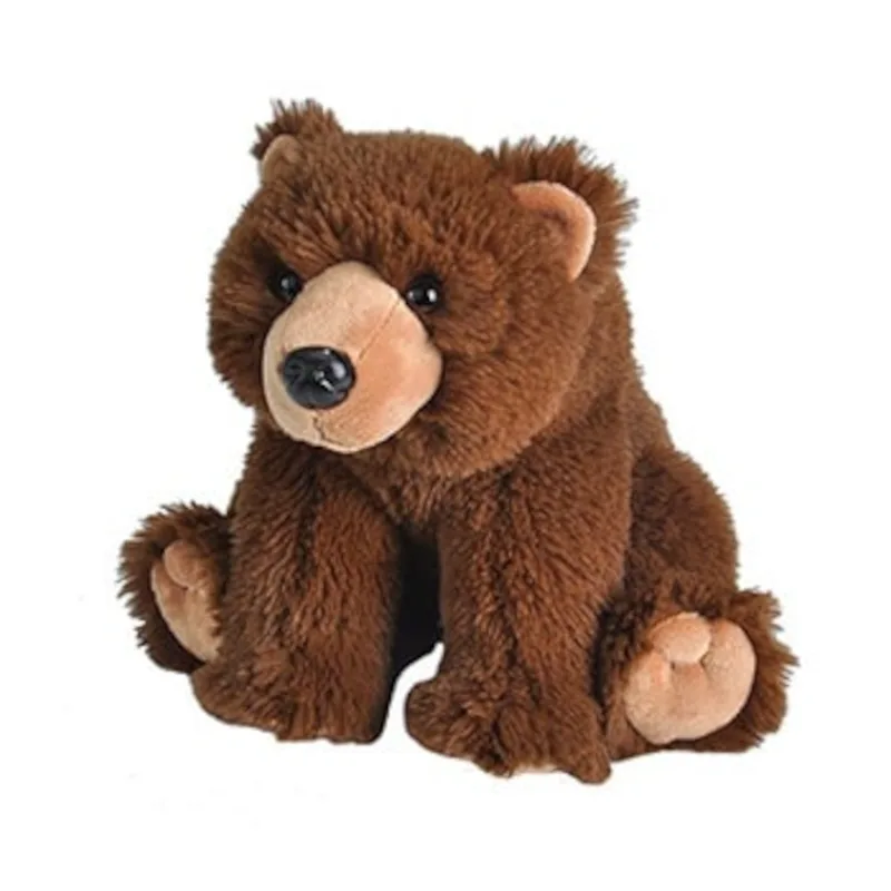 Λούτρινο Wild Republic Cuddlekins Grizzly Brown Bear Άρκουδα Καφέ 30cm