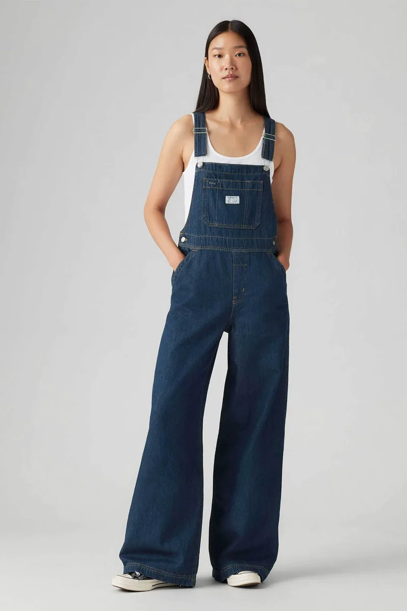 Levi's® γυναικεία denim σαλοπέτα Oversized Fit "XL Overall" - 001V00005 Denim Blue Σκούρο