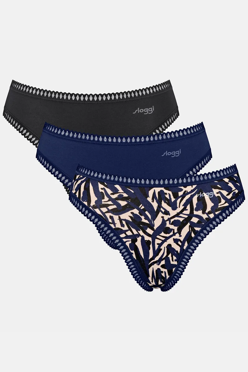 Sloggi γυναικεία εσώρουχα Sloggi GO Crush H High Leg (Συσκ. 3 τεμαχίων)-10219663-M008