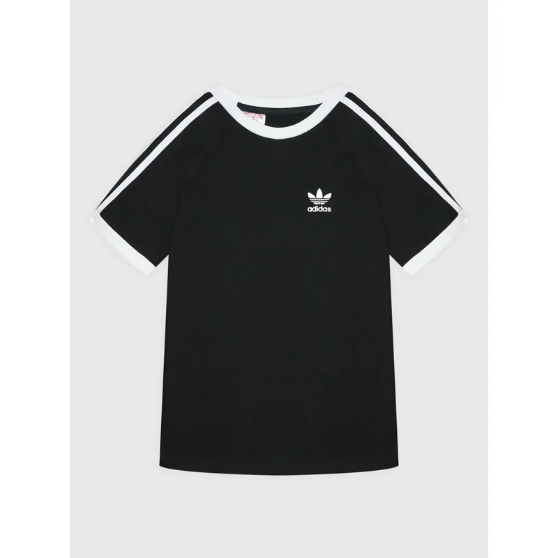 adidas T-Shirt 3-Stripe H35545 Μαύρο Regular Fit
