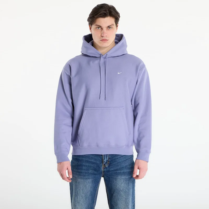 Φούτερ Nike Solo Swoosh Men's Pullover Hoodie Iron Purple/ White S
