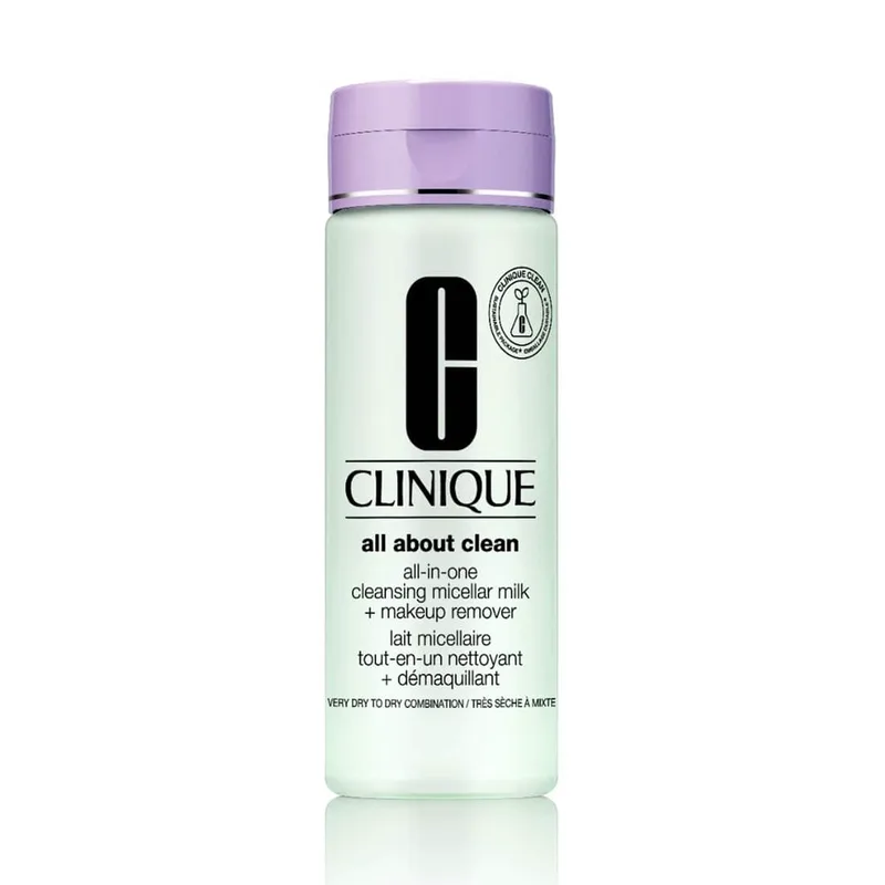 All-in-One Cleansing Micellar Milk + Makeup Remover 200ml - Skin Type 1 and 2