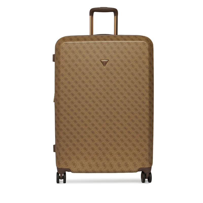 Μεγάλη Βαλίτσα Guess Latona Travel TWHK92 11988 Σκούρο μπεζ