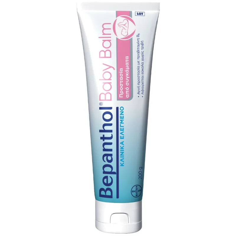 Bepanthol Baby Balm Κρέμα Προστασίας Κατά του Συγκάματος για Μωρά Κατάλληλη για Χρήση Μετά από Κάθε Αλλαγή Πάνας 200g