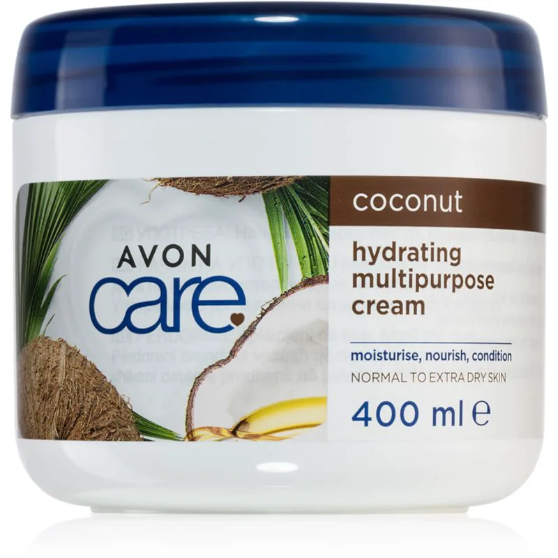 Avon Care Coconut κρέμα πολλαπλών χρήσεων για πρόσωπο,χέρια και σώμα 400 ml