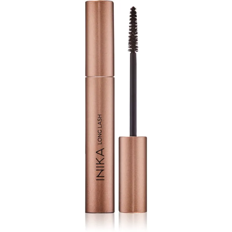 INIKA Organic Long Lash Mascara μάσκαρα για επιμήκυνση των βλεφαρίδων απόχρωση Brown 8 ml