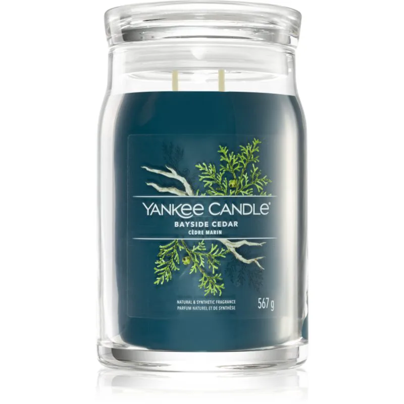 Yankee Candle Bayside Cedar αρωματικό κερί Signature 567 γρ