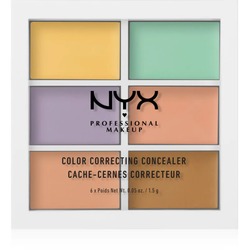 NYX Professional Makeup Color Correcting Παλέτα για διόρθωση χρώματος απόχρωση 04 6 x 1.5 γρ