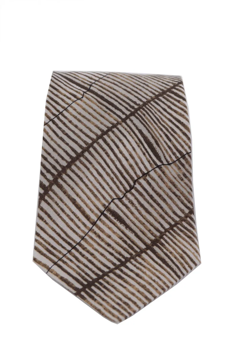 GIORGIO ARMANI ΓΡΑΒΑΤΑ 9,5CM ΣΧΕΔΙΑΣΤΗ ΜΠΕΖ-ΛΑΔΙ