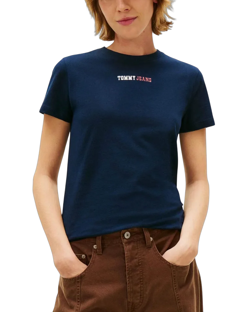 Γυναικείο T-shirt Navy Μπλε Tommy Jeans DW0DW22277-C1G