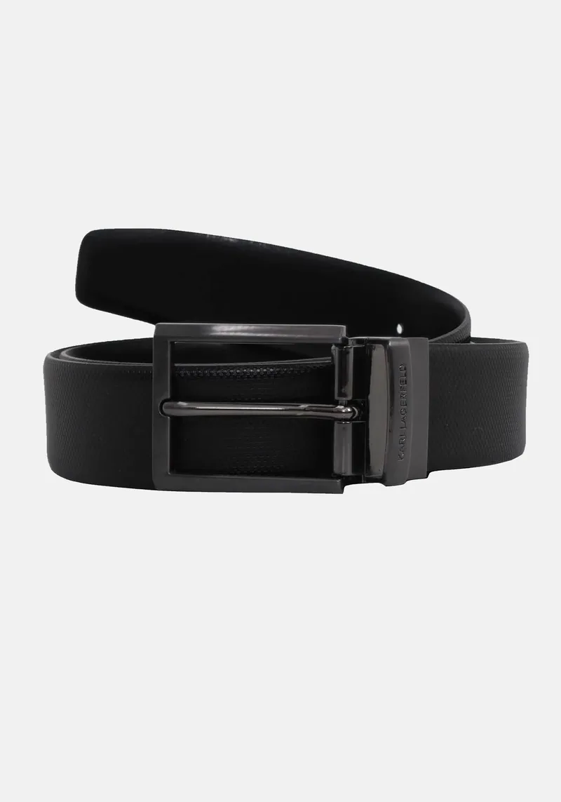 Karl Lagerfeld Ζώνη της σειράς Rev - 815302 544434 990 Black
