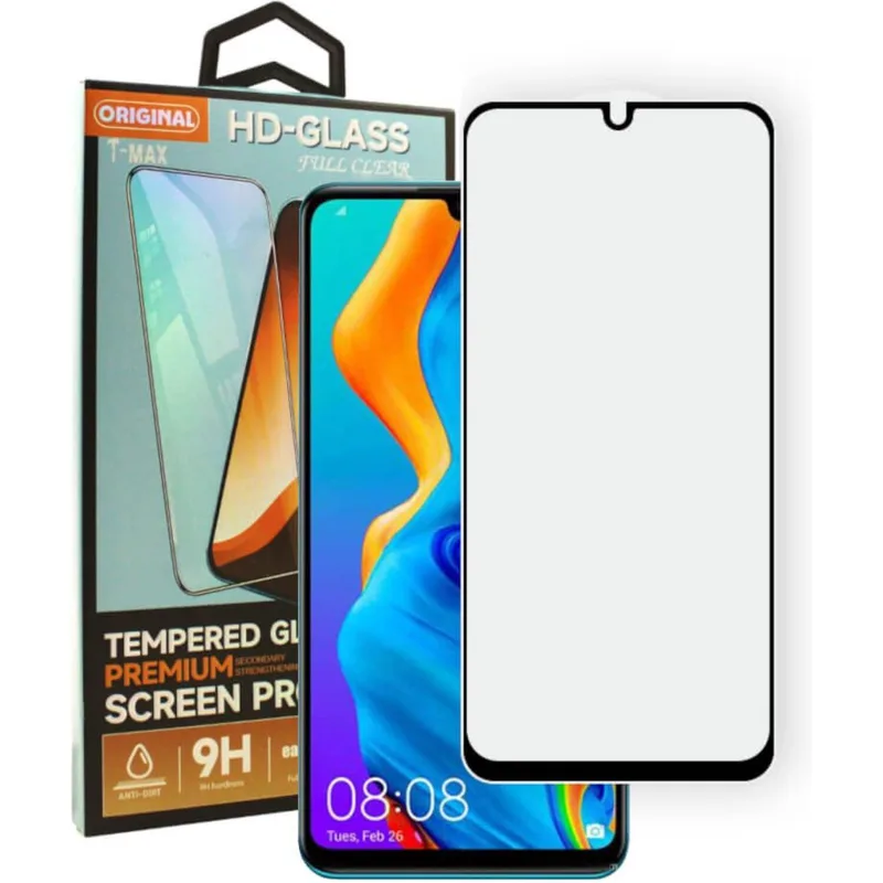 Tempered Glass Xiaomi Redmi 15C 4G / Poco C85 4G T-Max Premium Full Glue Αντιχαρακτικό Γυαλί Προστασίας Οθόνης - Black (5206015085352)