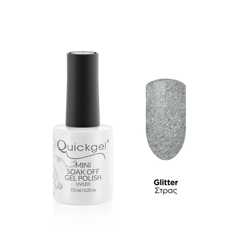 Quickgel No 876 - Disco Mini Ημιμόνιμο Βερνίκι νυχιών 7,5 ml