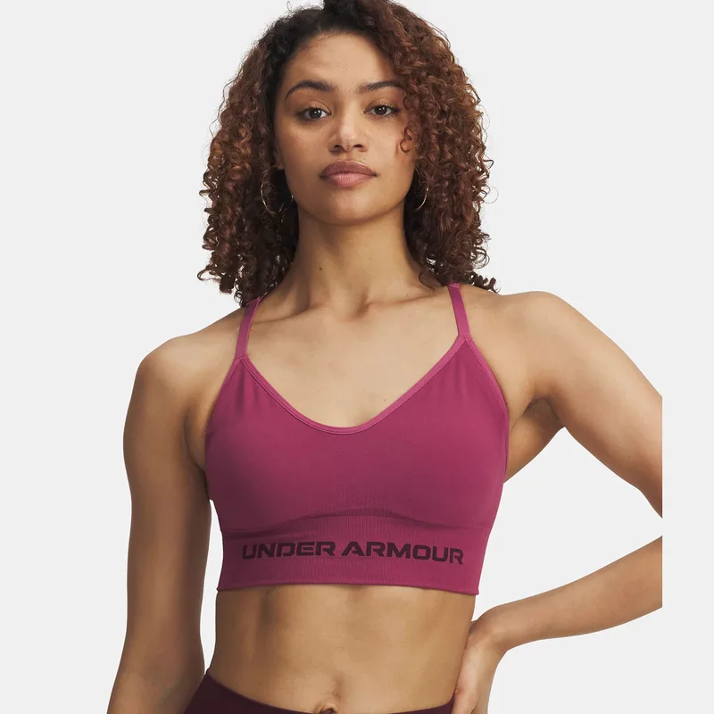 UNDER ARMOUR VANISH SEAMLESS LOW BRA ΡΟΖ