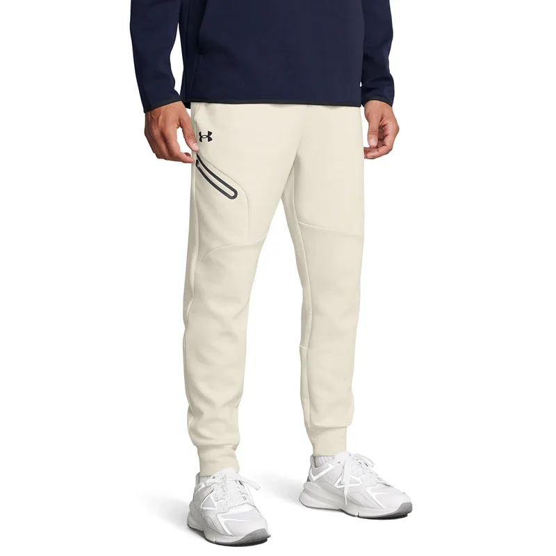 Παντελόνια Under Armour Unstoppable Fleece Jogger EU Summit White/ Black S