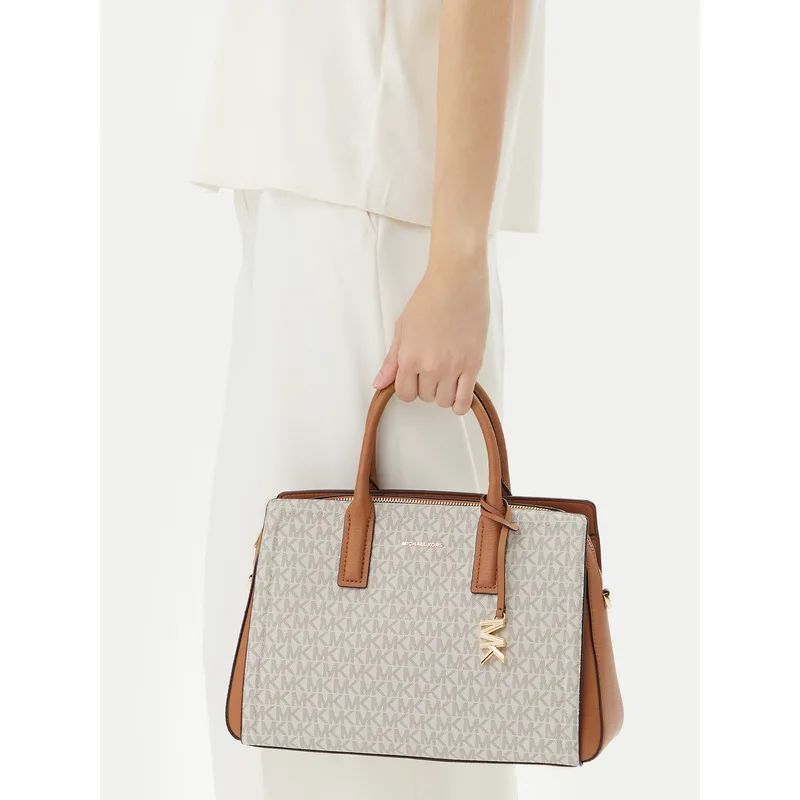 Τσάντα MICHAEL Michael Kors Laila 30R5G9IS6B Εκρού
