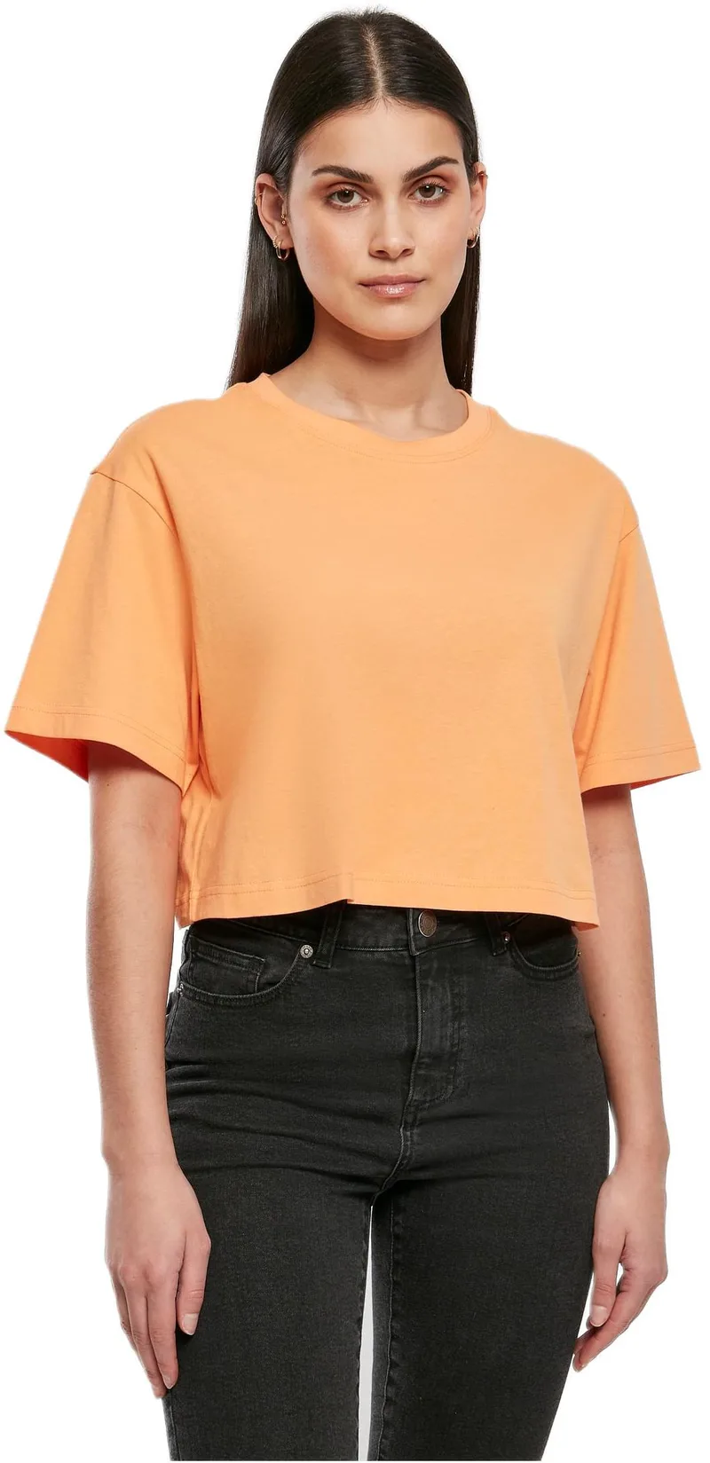 Ladies Short Oversized Tee Urban Classics TB1555-02431 papaya
