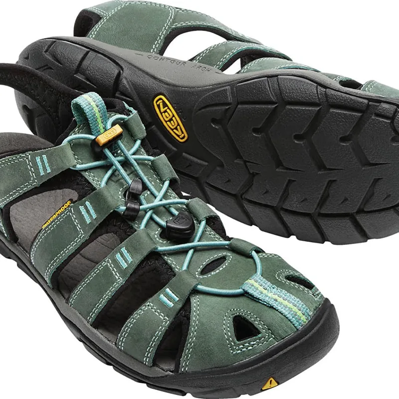 Sneakers KEEN Clearwater Cnx Leather Mineral Blue/ Yellow EUR 41
