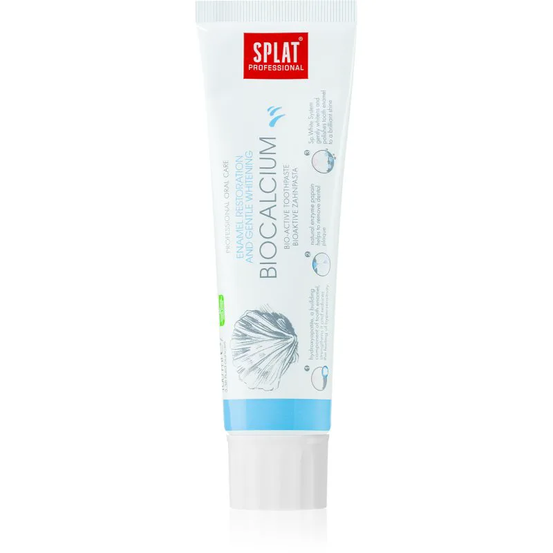 Splat Professional Biocalcium βιοδραστική οδοντόκρεμα για την αποκατάσταση του σμάλτου δοντιών και ήπια λέυκανση 100 γρ