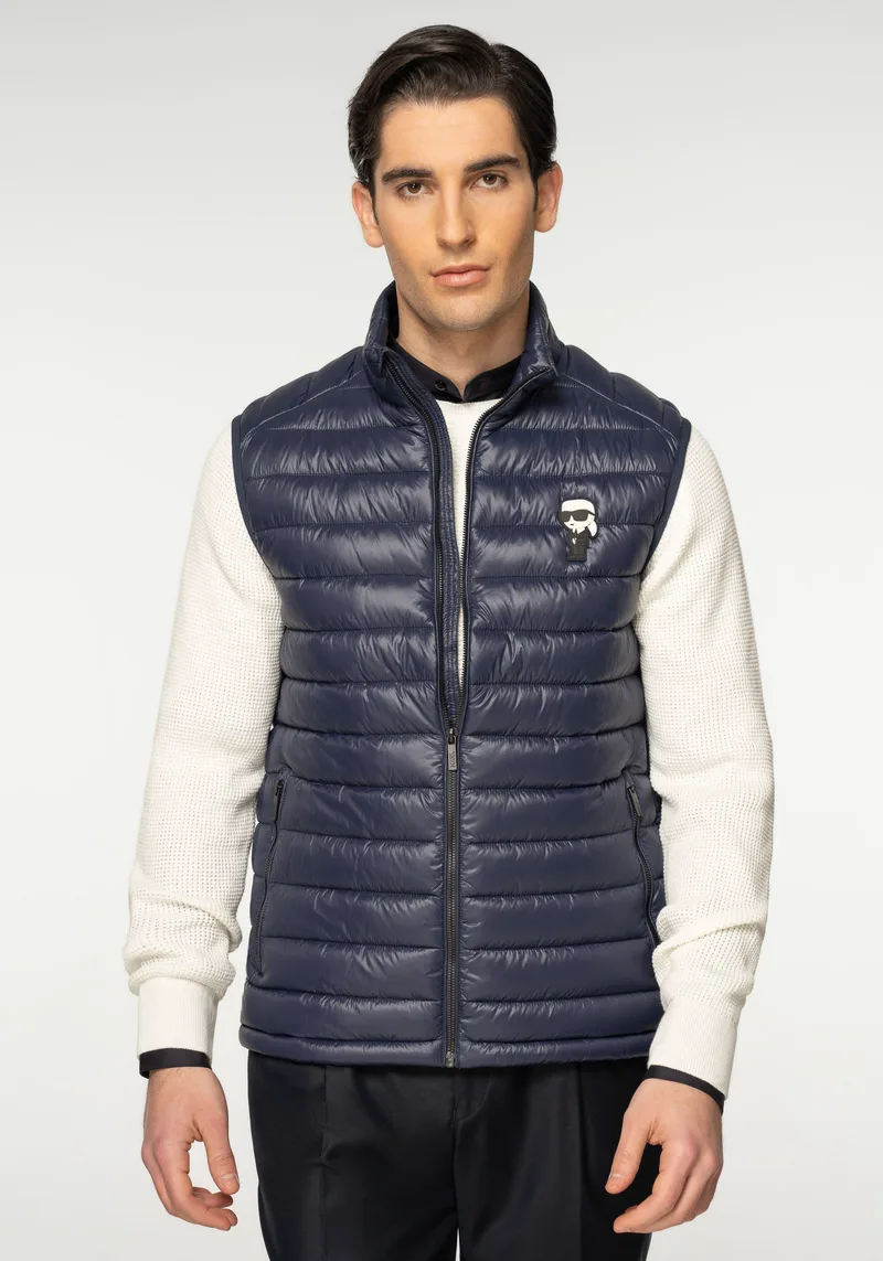 Karl Lagerfeld Αμάνικο Μπουφάν της σειράς Vest Nos - 505023 500590 690 Blue