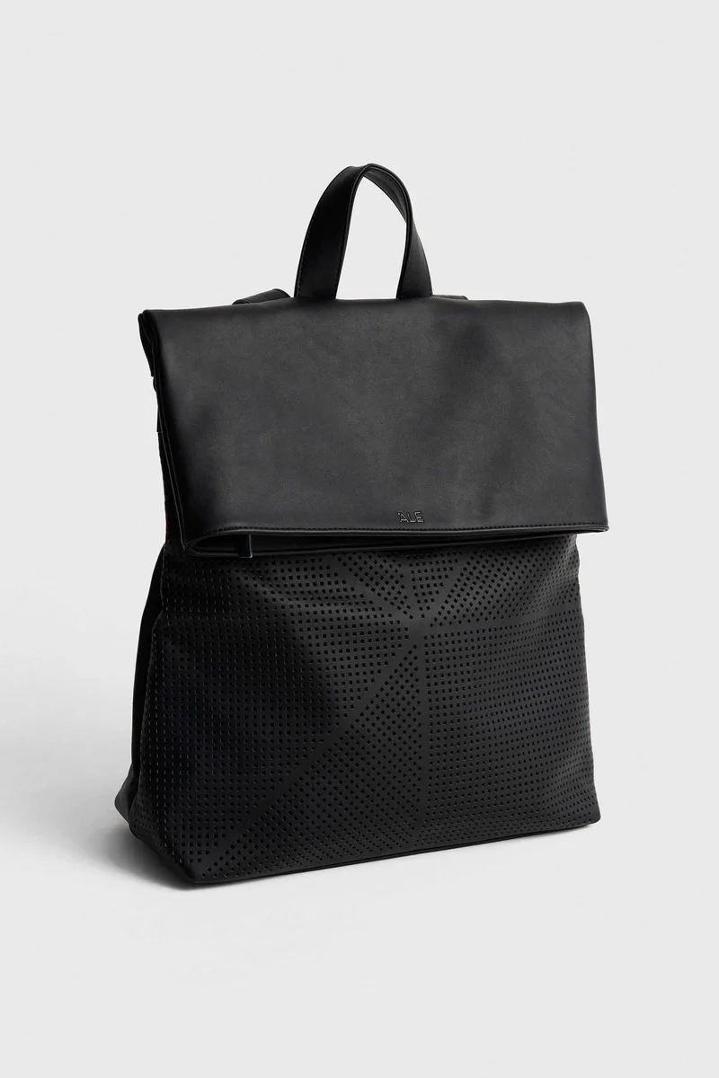 'ALE γυναικεία τσάντα backpack με δερμάτινη όψη - 8T23460 Μαύρο
