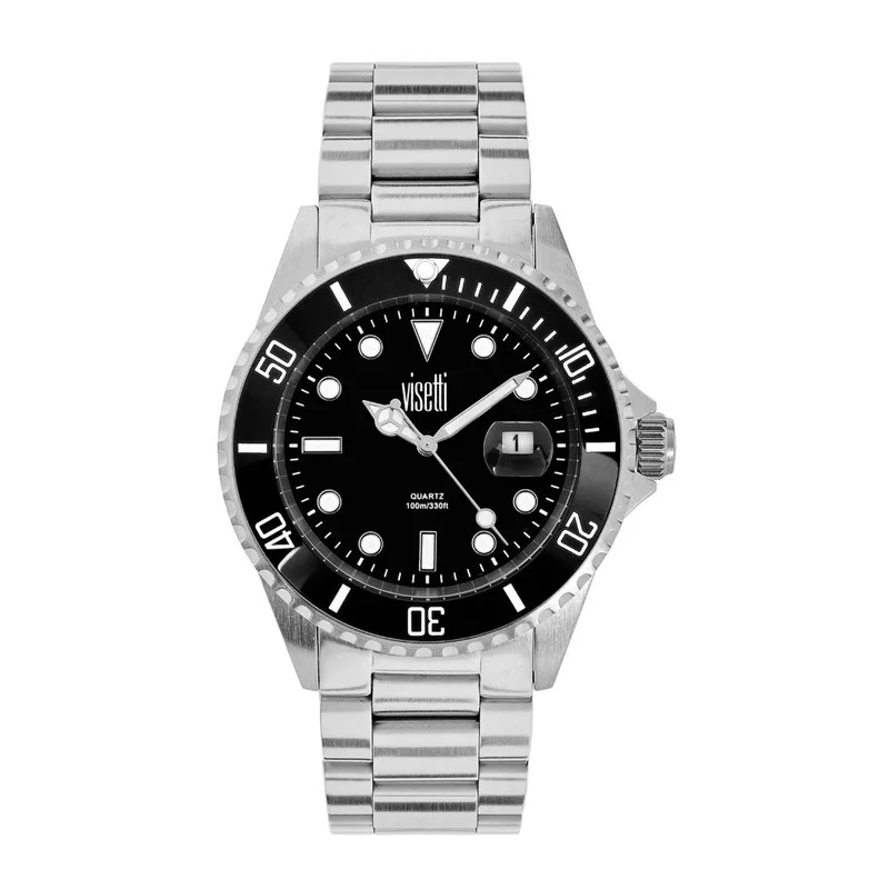 Ρολόι Ανδρικό Stainless Steel Bracelet Visetti SW686SB