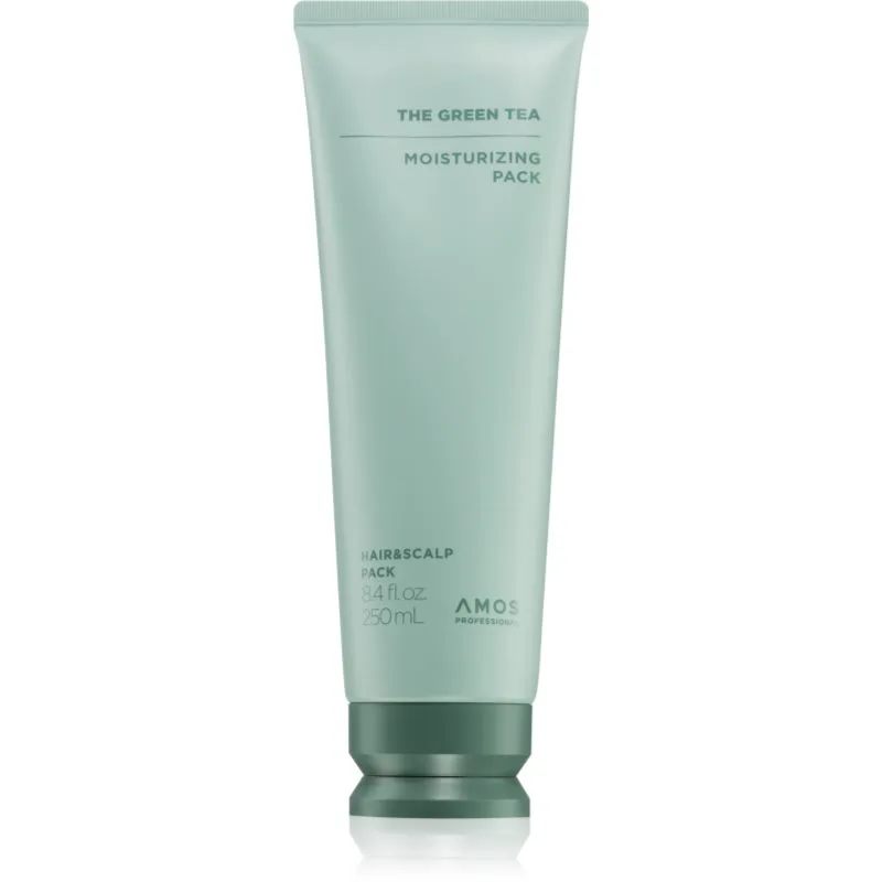 AMOS PROFESSIONAL The Green Tea Moisturizing Pack ενυδατικό βάλσαμο ενάντια στη τριχόπτωση 250 ml