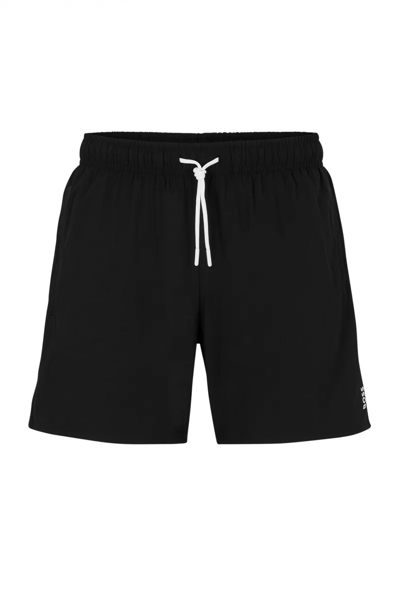 BOSS BEACHWEAR ΜΑΓΙΩ ICONIC ΜΑΥΡΟ