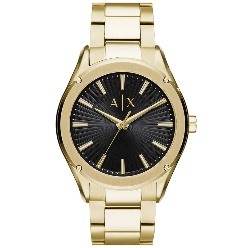 ARMANI EXCHANGE Fitz Χρυσό Stainless Steel Bracelet AX2801