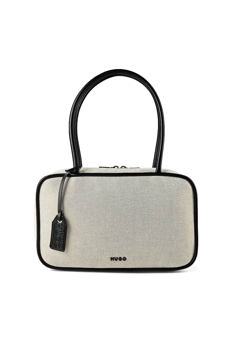 Hugo Boss γυναικεία τσάντα ώμου με ανάγλυφο λογότυπο "Jodi C" - 50562960 Μπεζ