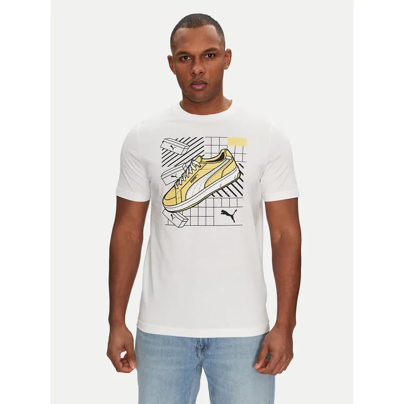 Puma T-Shirt Sneaker 684830 Λευκό Regular Fit
