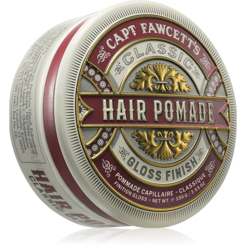 Captain Fawcett Classic Hair Pomade Gloss Finish Πομάδα μαλλιών για άντρες 100 γρ