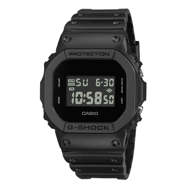 CASIO G-SHOCK Black Rubber Strap DW-5600UBB-1ER