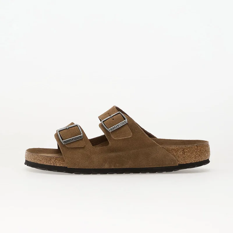 Sneakers Birkenstock Arizona Soft Footbed Suede Leather Unisex Dark Tea Tonal EUR 44