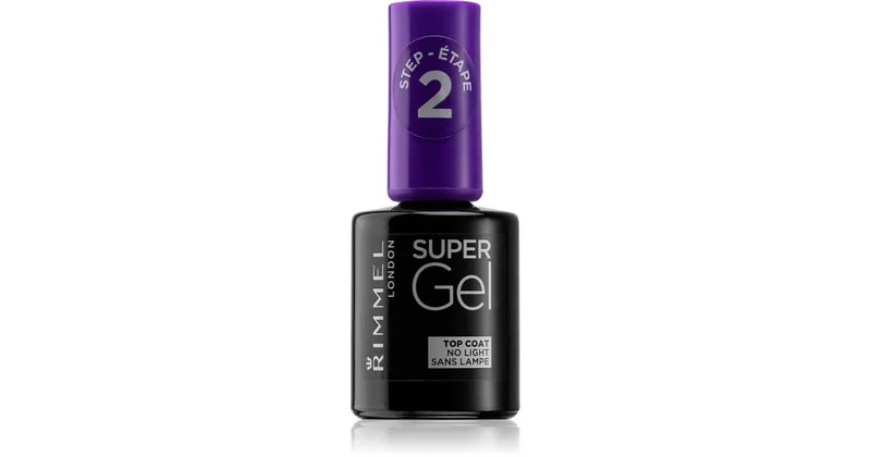 Top coat Rimmel super gel nail polish 001