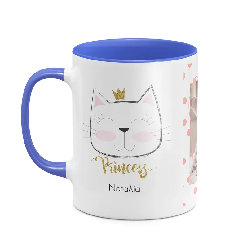 Princess Cat - Κούπα - Μπλε - Απλή