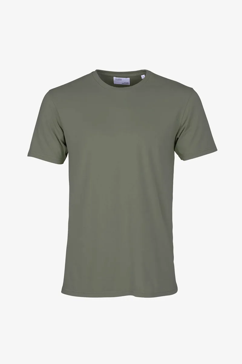 Colorful Standard ανδρικό T-shirt μονόχρωμο Relaxed Fit - CS1001 Λαδί