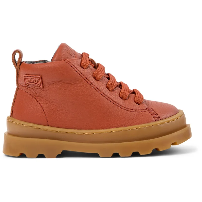 CAMPER Brutus - Μπότες Για Firstwalkers - Κόκκινο, Μέγεθος 25, Smooth leather