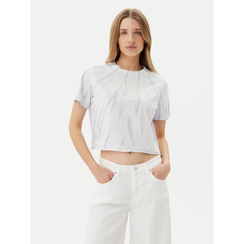 Guess T-Shirt V5GI19 I3Z14 Μωβ Regular Fit