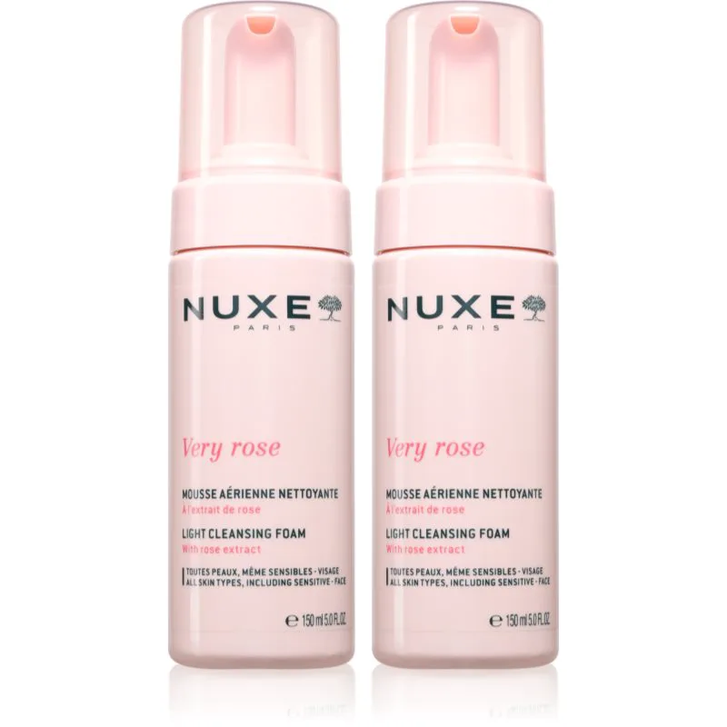 Nuxe Very Rose απαλός καθαριστικός αφρός