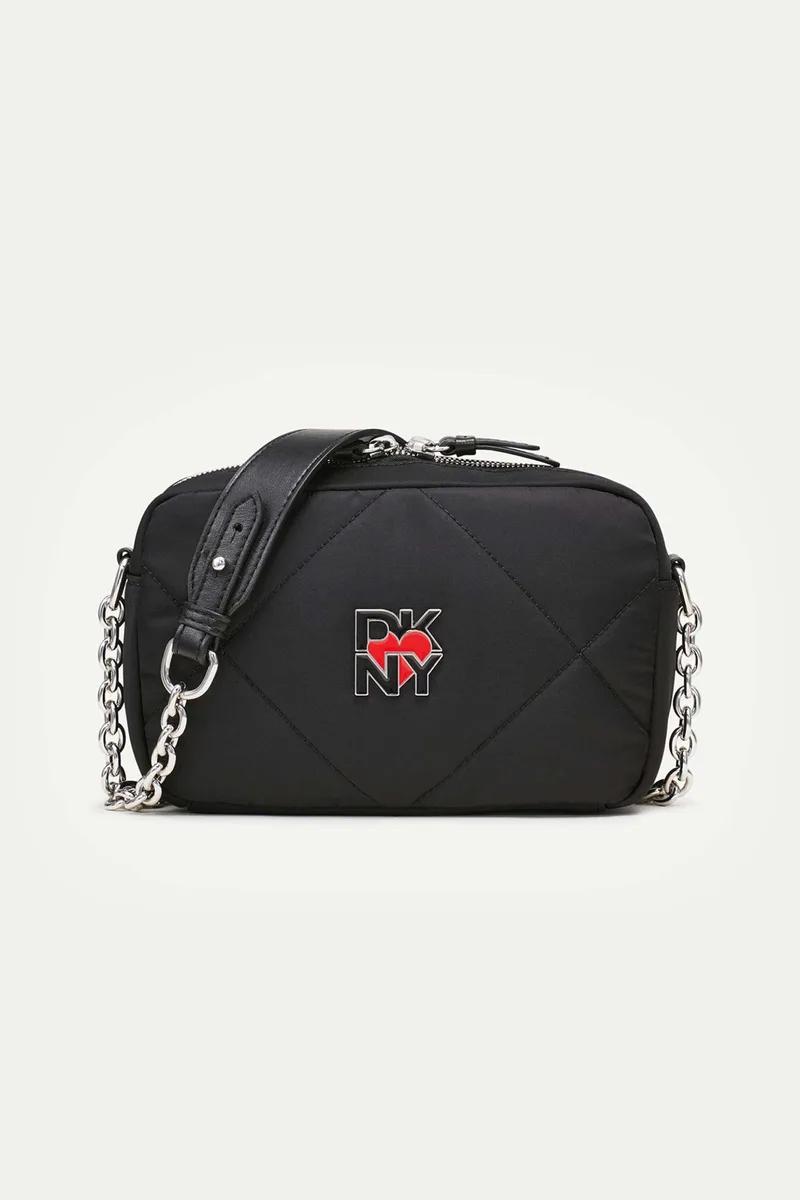 DKNY γυναικεία τσάντα crossbody καπιτονέ "Heart Of NY" - R42EEF49 Μαύρο