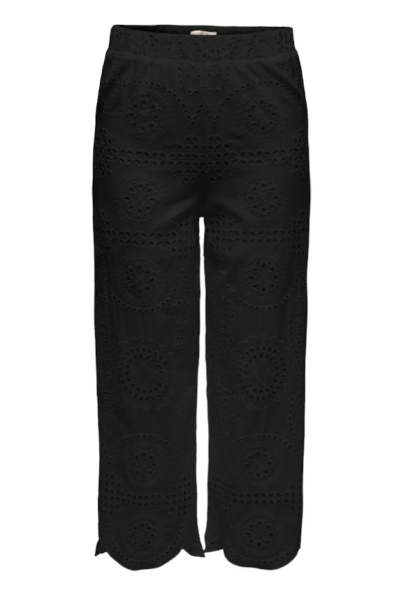 Παντελόνι Υφασμάτινο Only Onllila Zindy Life Wvn 15319154-Black Γυναικείο