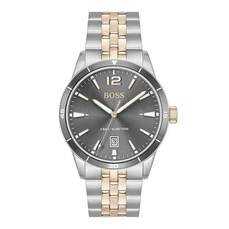 Boss Mens Watch Drifter Two Toned Stainless Steel Bracelet 1513903