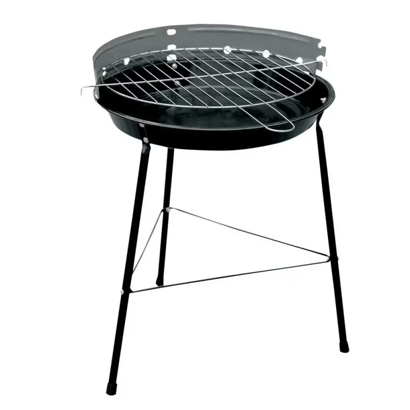 Στρογγυλή ψησταριά κάρβουνου MasterGrill MG930, 32 cm διάμετρος, Μέτταλική, Μαύρο χρώμα