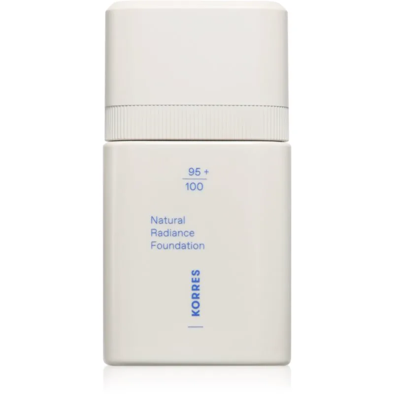 Korres Natural Radiance Foundation μεικ απ για φυσική εμφάνιση απόχρωση 02 Medium 30 ml